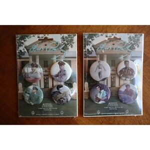 Elvis Presley 2x4 Button Pins Hawaii Concert Military Soldier Uniform Army NEW